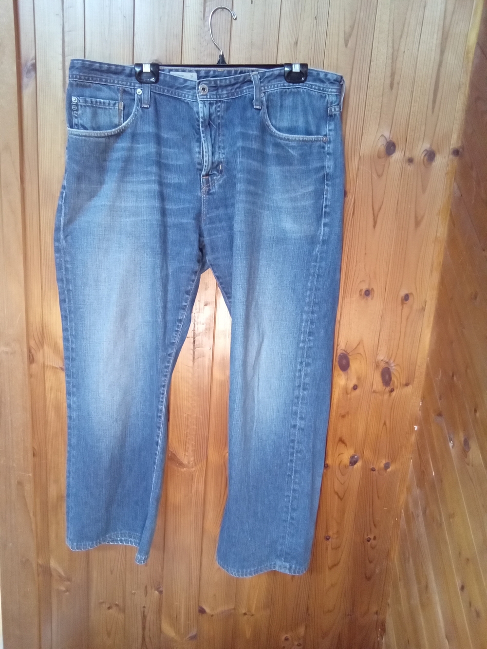Ag Jeans.Adriano Goldschmied.The Hero Relaxed.Made In America. 100%Supima Cotton